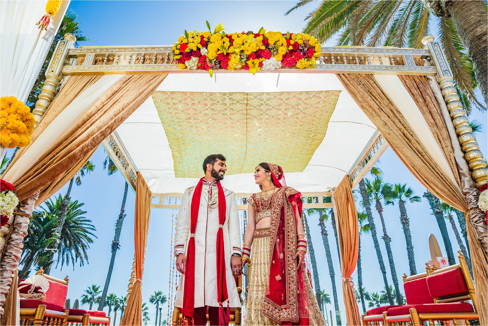 Kristi Arjun Indian Wedding At The Waterfront Beach Resort In