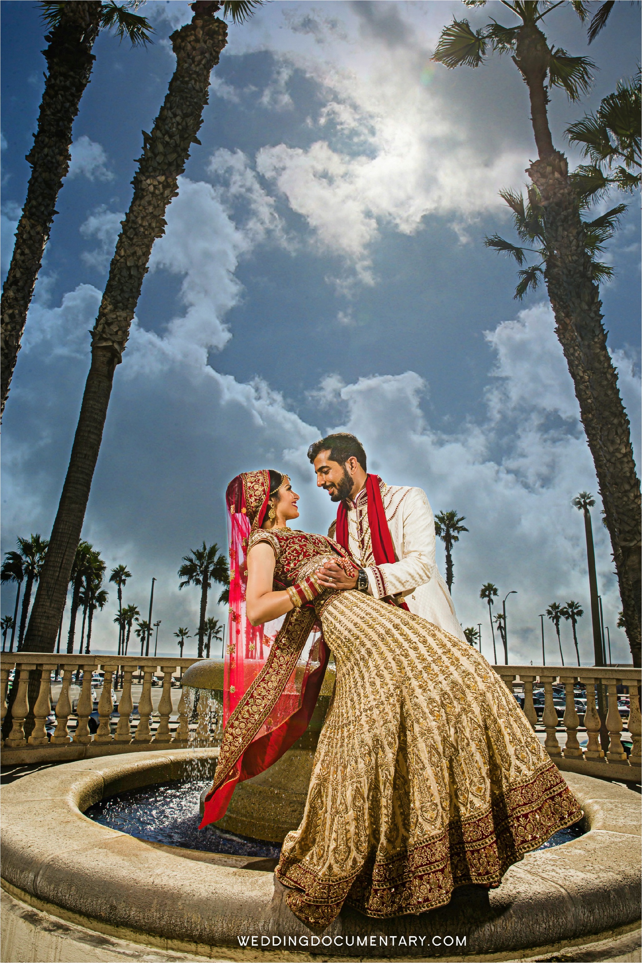 Kristi Arjun Indian Wedding At The Waterfront Beach Resort In