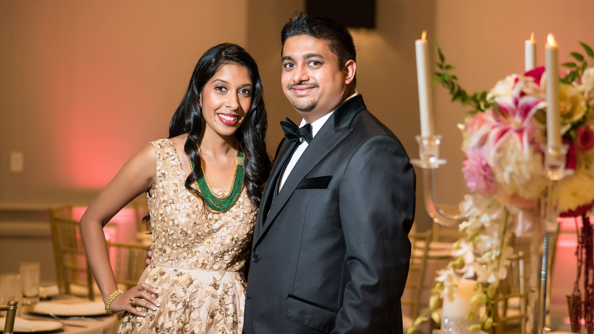 Indian wedding reception highlights